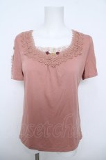 画像1: axes femme / フラワーモチーフインナー  ピンク Y-26-06-01-057-AX-TO-SZ-ZY (1)