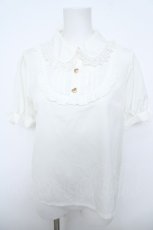 画像1: LIZ LISA / 襟レースシフォントップス  白 Y-26-06-01-076-LO-TO-SZ-ZY (1)