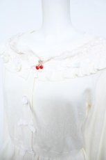 画像3: LIZ LISA / フリルチェリーカーディガン  生成り Y-26-06-01-077-LO-TO-SZ-ZY (3)