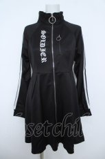 画像1: Amilige / ジャージワンピース  黒 Y-26-06-01-090-PU-OP-SZ-ZY (1)