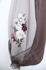 画像3: axes femme / フラワーブーケ刺繍プルオーバー  茶 Y-26-06-01-103-AX-TO-SZ-ZY (3)