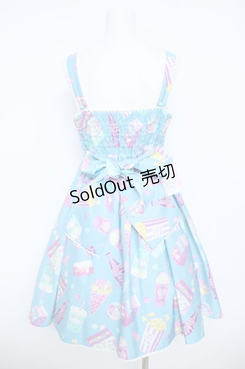 画像2: Angelic Pretty / Fancy Candyジャンパースカート  サックス Y-26-06-01-113-AP-OP-AS-ZY (2)