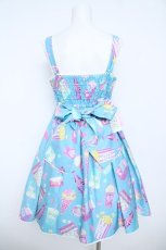 画像2: Angelic Pretty / Fancy Candyジャンパースカート  サックス Y-26-06-01-113-AP-OP-AS-ZY (2)