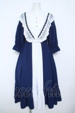 画像1: axes femme kawaii / マリアンヌワンピース  ネイビー Y-26-06-01-120-AX-OP-SZ-ZY (1)