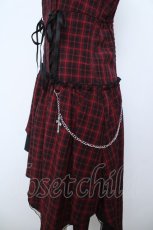 画像3: NIBBLE POISON / アシメデザインキャミワンピース  ワイン Y-26-06-01-123-LO-OP-SZ-ZY (3)
