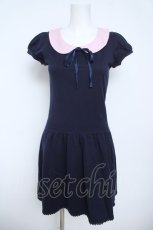 画像1: MILK / Marieワンピース  紺 Y-26-06-01-153-ML-OP-SZ-ZY (1)