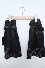 画像2: Amilige / AL刺繍ジャージレッグカバー  黒 Y-26-06-01-166-PU-ZA-SZ-ZY (2)