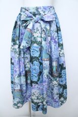 画像1: axes femme / パンテュールスカート  サックス Y-26-06-01-182-AX-SK-SZ-ZY (1)