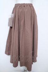 画像2: axes femme / ポケットフィッシュテールスカート  モカ Y-26-06-01-185-AX-SK-SZ-ZY (2)