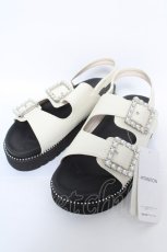 画像1: axes femme / チュールレースアップブーツ L ベージュ Y-26-06-01-021-AX-SH-SZ-ZY (1)