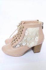 画像2: axes femme / ビジューフッドヘッドサンダル L 白 Y-26-06-01-022-AX-SH-SZ-ZY (2)