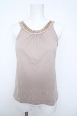 画像1: axes femme / ラメタンク  ベージュ Y-26-06-01-034-AX-TO-SZ-ZY (1)