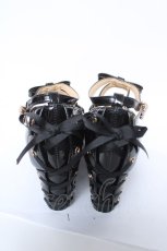 画像3: axes femme POETIQUE / レースアップエナメルパンプス M 黒 Y-26-06-03-051-AX-SH-SZ-ZY (3)