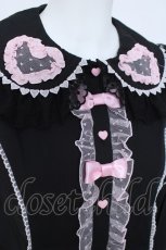 画像5: Angelic Pretty / Frill Heart付け袖ブラウス  黒 Y-26-06-03-054-AP-BL-SZ-ZY (5)