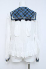 画像2: Angelic Pretty / Bunnyカレッジブラウス  ブルー Y-26-06-03-056-AP-BL-SZ-ZY (2)