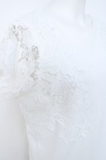 画像3: axes femme / レース袖カットT  黒 Y-26-06-03-061-AX-TO-SZ-ZY (3)