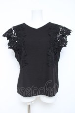 画像1: axes femme / レース袖カットT  白 Y-26-06-03-062-AX-TO-SZ-ZY (1)