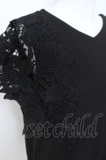 画像3: axes femme / レース袖カットT  白 Y-26-06-03-062-AX-TO-SZ-ZY (3)