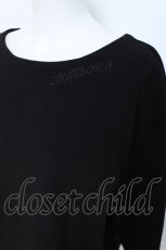 画像3: INGEBORG / 刺繍入りカットソー  黒 Y-26-06-03-103-LO-TO-SZ-ZY (3)