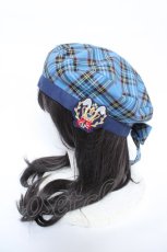 画像2: Angelic Pretty / Bunnyカレッジベレー  ブルー Y-26-06-03-020-AP-AC-SZ-ZY (2)