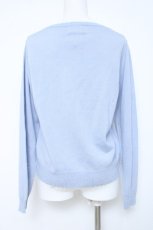 画像2: PINK HOUSE / ランダムロゴ刺繍ニットカーディガン F サックス Y-26-06-03-117-LO-TO-SZ-ZY (2)