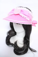 画像1: Angelic Pretty / Toys Donut Dinerサンバイザー  ダークピンク Y-26-06-03-021-AP-AC-SZ-ZY (1)