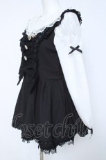 画像2: LIZ LISA / トリプルリボンフリルセットアップ  黒 Y-26-06-03-124-LO-OP-SZ-ZY (2)