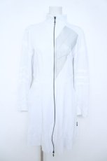 画像1: Ozz conte / クロスZIPロングパーカー  オフシロ Y-26-06-03-127-OO-TO-SZ-ZY (1)