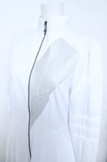 画像3: Ozz conte / クロスZIPロングパーカー  オフシロ Y-26-06-03-127-OO-TO-SZ-ZY (3)