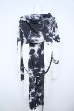 画像2: Ozz conte / ダメージ加工ムラ染めパーカー  オフシロ Y-26-06-03-130-OO-TO-SZ-ZY (2)