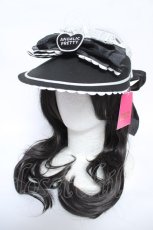 画像1: Angelic Pretty / Toys Donut Dinerサンバイザー  黒 Y-26-06-03-022-AP-AC-SZ-ZY (1)