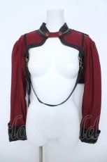 画像1: Ozz oneste / 薔薇刺繍シュラグボレロ  赤 Y-26-06-03-133-OO-TO-SZ-ZY (1)