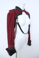 画像3: Ozz oneste / 薔薇刺繍シュラグボレロ  赤 Y-26-06-03-133-OO-TO-SZ-ZY (3)