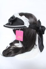 画像2: Angelic Pretty / Toys Donut Dinerサンバイザー  黒 Y-26-06-03-022-AP-AC-SZ-ZY (2)