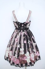 画像2: Angelic Pretty / Travelくまちゃん襟付きジャンパースカート  黒 Y-26-06-03-135-AP-OP-SZ-ZY (2)