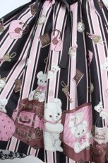 画像4: Angelic Pretty / Travelくまちゃん襟付きジャンパースカート  黒 Y-26-06-03-135-AP-OP-SZ-ZY (4)