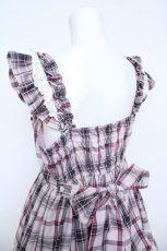 画像5: Angelic Pretty / Sweetフリルジャンパースカート(タータン)  ピンク Y-26-06-03-136-AP-OP-SZ-ZY (5)