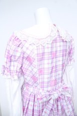 画像5: Angelic Pretty / Sprinkle Heart Tartanワンピース  白 Y-26-06-03-142-AP-OP-SZ-ZY (5)