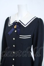画像3: Innocent World / イカリチャーム長袖ワンピース M ネイビー Y-26-06-03-143-IW-OP-SZ-ZY (3)