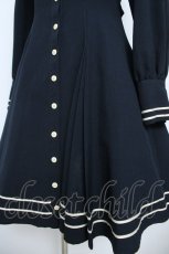画像4: Innocent World / イカリチャーム長袖ワンピース M ネイビー Y-26-06-03-143-IW-OP-SZ-ZY (4)