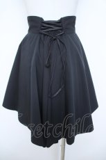 画像2: ATELIER BOZ / ラルフ オーバースカート付ショートパンツ  黒 Y-26-06-03-162-EL-PA-SZ-ZY (2)