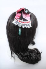 画像3: Angelic Pretty / Fresh Strawberry Dinerカチューシャ  黒 Y-26-06-03-025-AP-AC-SZ-ZY (3)