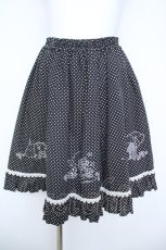 画像1: Heart E / マイメロスカート  黒 Y-26-06-03-196-LO-SK-SZ-ZY (1)