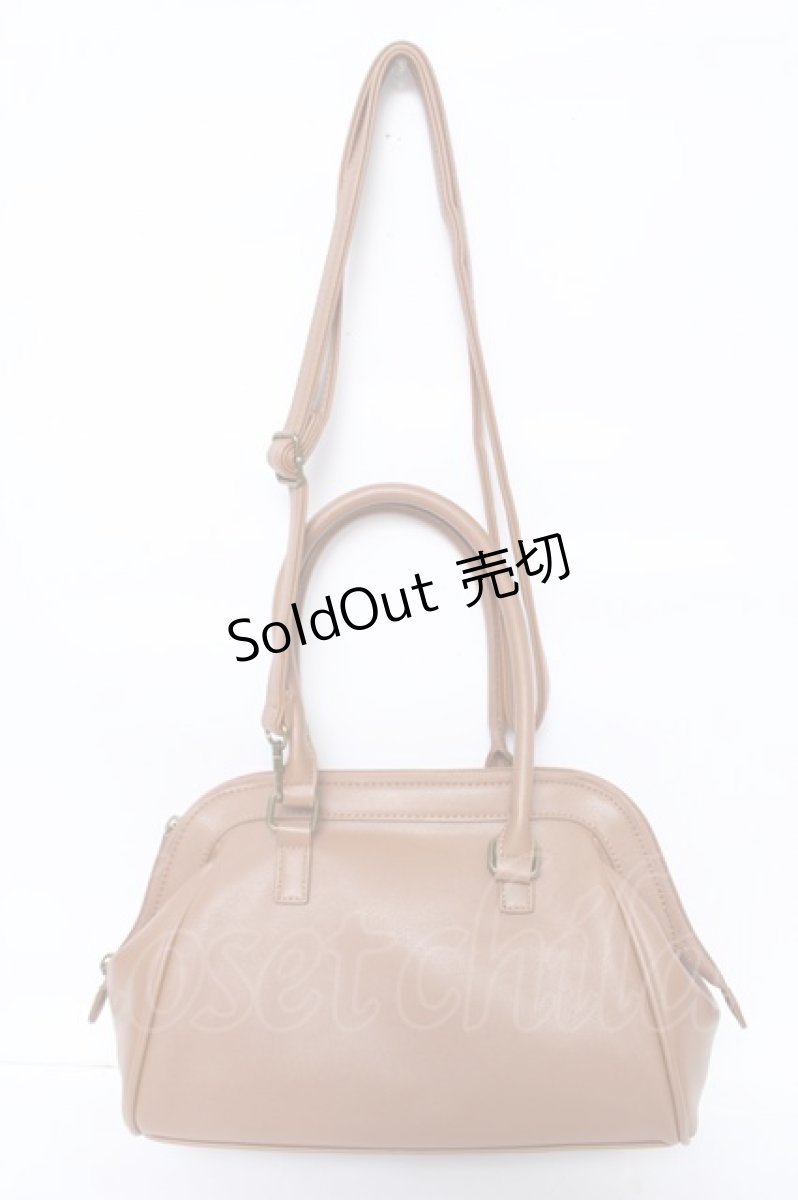 画像2: axes femme / スカラボストンバッグ  茶 Y-26-06-03-034-AX-BG-SZ-ZY (2)