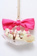 画像1: axes femme kawaii / バナナスプリットネックレス  ピンク Y-26-06-05-005-AX-AC-SZ-ZY (1)