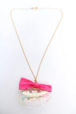画像2: axes femme kawaii / バナナスプリットネックレス  ピンク Y-26-06-05-005-AX-AC-SZ-ZY (2)