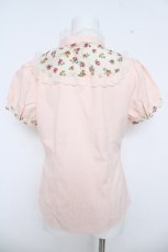 画像2: Ank Rouge / 花柄ブラウス M ピンク Y-26-06-05-059-CA-BL-SZ-ZY (2)
