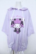 画像1: TRAVAS TOKYO / マイメロディコラボ半袖パーカー F ラベンダー Y-26-06-05-065-PU-TO-SZ-ZY (1)