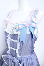 画像3: BABY,THE STARS SHINE BRIGHT / Albertineジャンパースカート  ブルー Y-26-06-05-074-BA-OP-SZ-ZY (3)