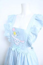 画像3: Nile Perch / シナモンエプロンワンピース  サックス Y-26-06-05-076-LO-OP-SZ-ZY (3)